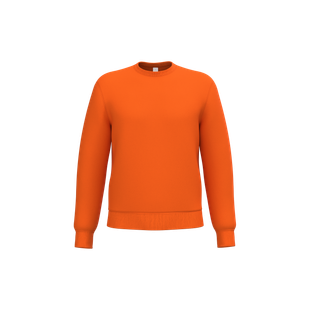 SWEAT-SHIRT COL ROND UNISEXE ORANGE